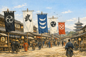 江戸時代の街並み