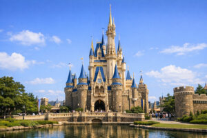 ディズニーランドのシンデレラ城