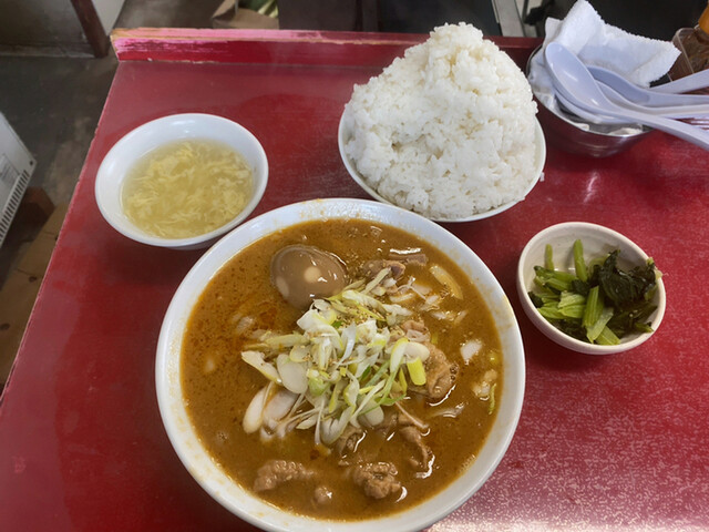 もつ煮定食