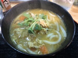 カレー豚汁うどん