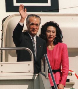 村山富市と娘・中原由利