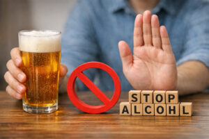 お酒をやめるイメージ