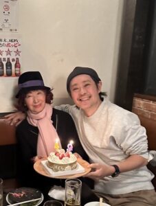 三田佳子と森宮隆の２ショット