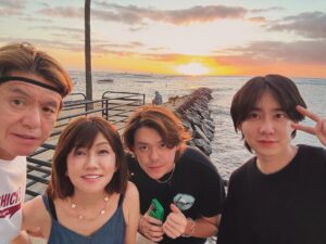 松本伊代の家族写真
