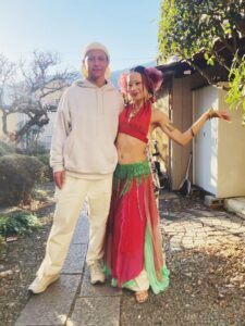 加藤士門と妻