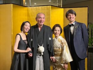 高田みづえ・若嶋津・勝信・アイリの家族写真