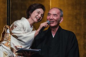 高田みづえと若嶋津の２ショット写真