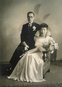 宇野千代と北原武夫の結婚写真