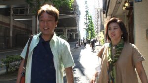 太川陽介と藤吉久美子の2ショット写真