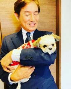 田中健と愛犬・ゆず